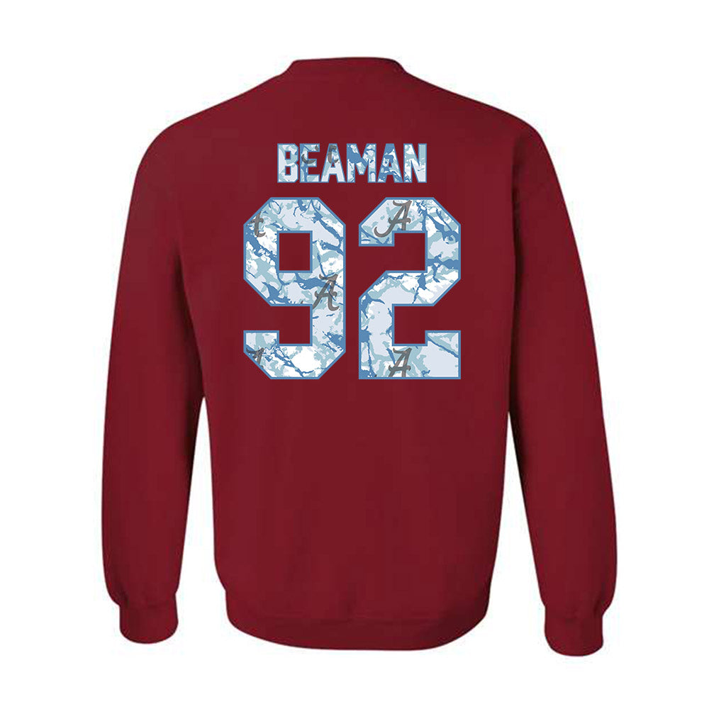 Alabama - NCAA Football : Jeremiah Beaman - Hydrobama™ Crewneck Sweatshirt-1