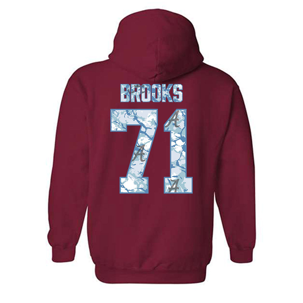 Alabama - NCAA Football : Nick Brooks - Hydrobama™ Hooded Sweatshirt-1