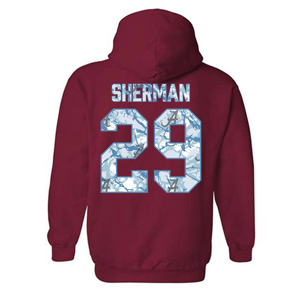 Alabama - NCAA Football : Nick Sherman - Hydrobama™ Hooded Sweatshirt-1