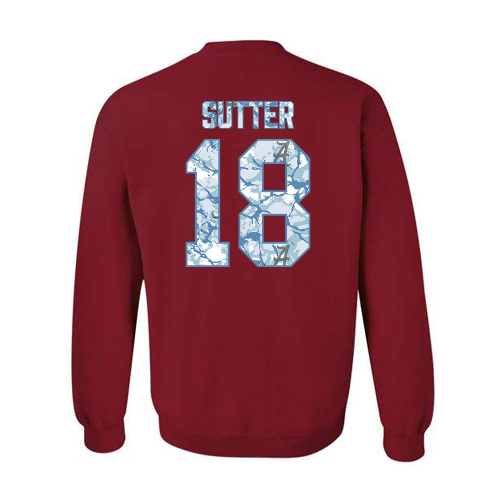Alabama - NCAA Football : Mack Sutter - Hydrobama™ Crewneck Sweatshirt-1