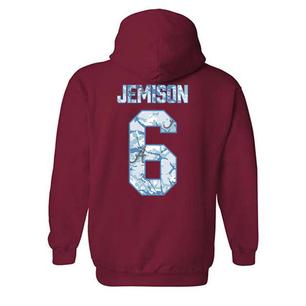 Alabama - NCAA Men's Basketball : London Jemison - Hydrobama™ Hooded Sweatshirt-1