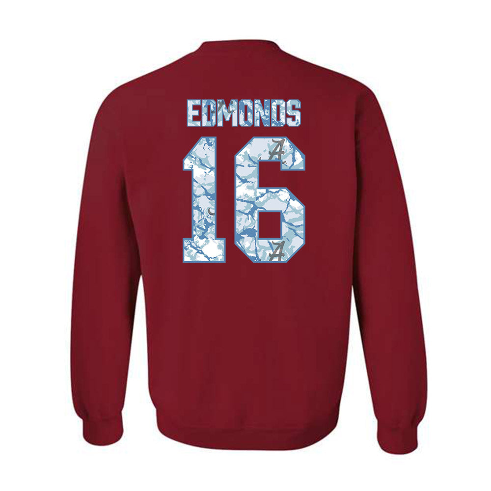 Alabama - NCAA Football : Jorden Edmonds - Hydrobama™ Crewneck Sweatshirt-1