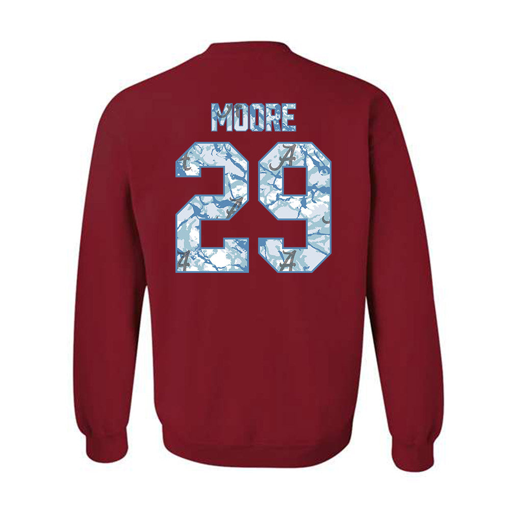 Alabama - NCAA Football : Fredrick Moore - Hydrobama™ Crewneck Sweatshirt-1