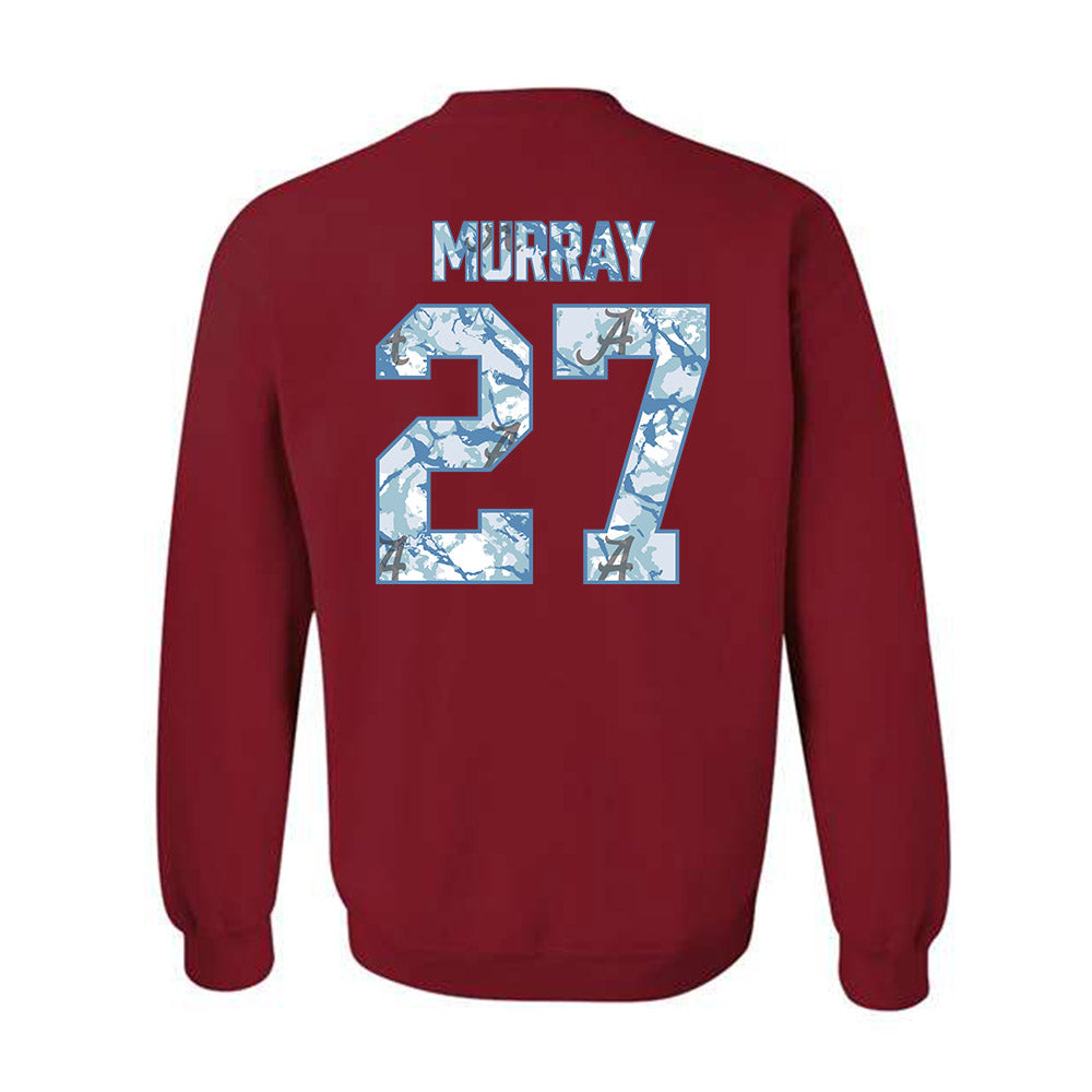 Alabama - NCAA Football : Elijah Murray - Hydrobama™ Crewneck Sweatshirt-1