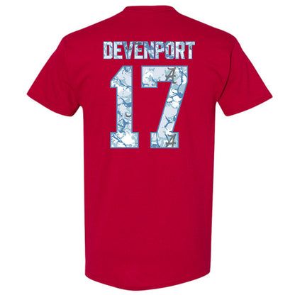 Alabama - NCAA Baseball : Logen Devenport - Hydrobama™ T-Shirt-1