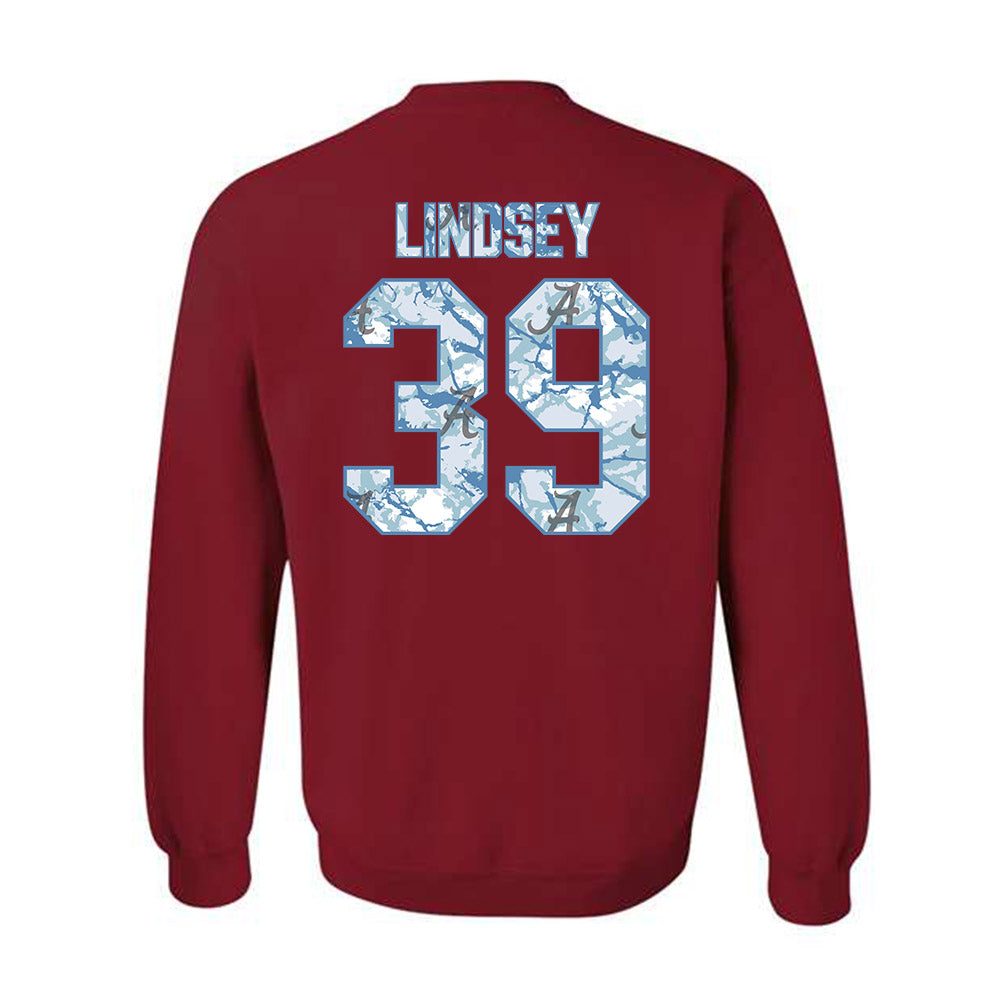 Alabama - NCAA Baseball : Ross Lindsey - Hydrobama™ Crewneck Sweatshirt-1