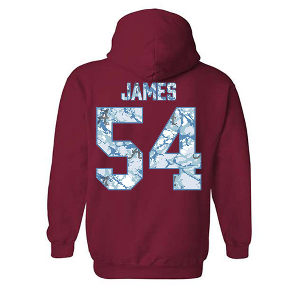Alabama - NCAA Football : Jayvin James - Hydrobama™ Hooded Sweatshirt-1