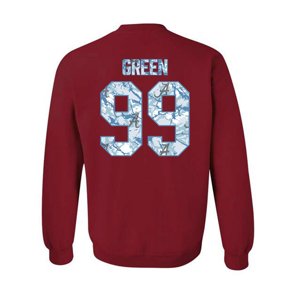 Alabama - NCAA Football : Terrance Green - Hydrobama™ Crewneck Sweatshirt-1