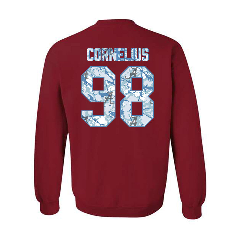 Alabama - NCAA Football : Tucker Cornelius - Hydrobama™ Crewneck Sweatshirt-1