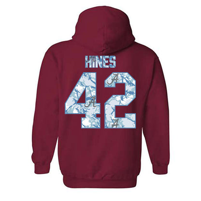 Alabama - NCAA Baseball : Eric Hines - Hydrobama™ Hooded Sweatshirt-1