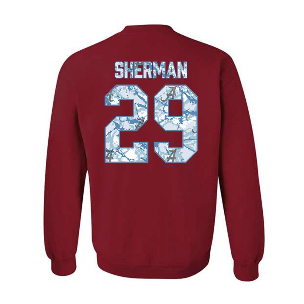 Alabama - NCAA Football : Nick Sherman - Hydrobama™ Crewneck Sweatshirt-1