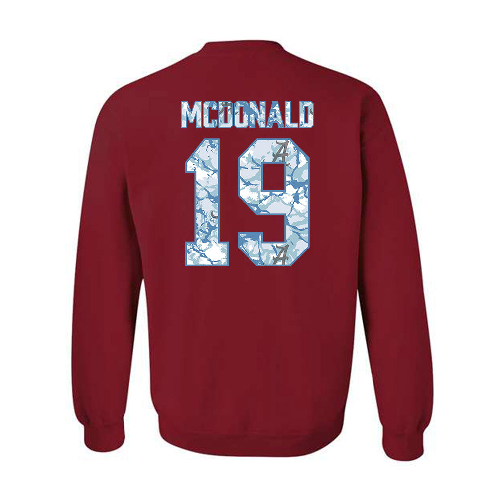 Alabama - NCAA Women's Soccer : Kierson McDonald - Hydrobama™ Crewneck Sweatshirt-1