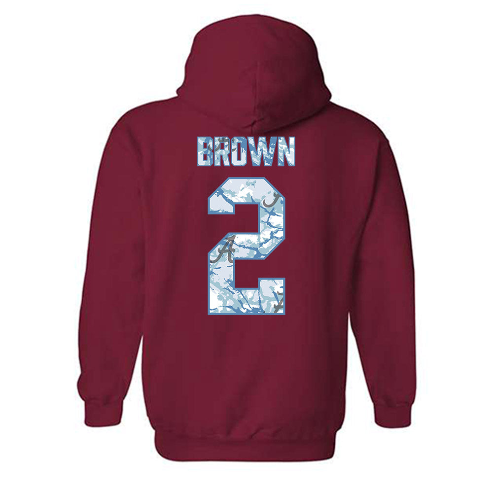 Alabama - NCAA Football : Zabien Brown - Hooded Sweatshirt-1