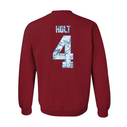 Alabama - NCAA Baseball : Brennan Holt - Hydrobama™ Crewneck Sweatshirt-1