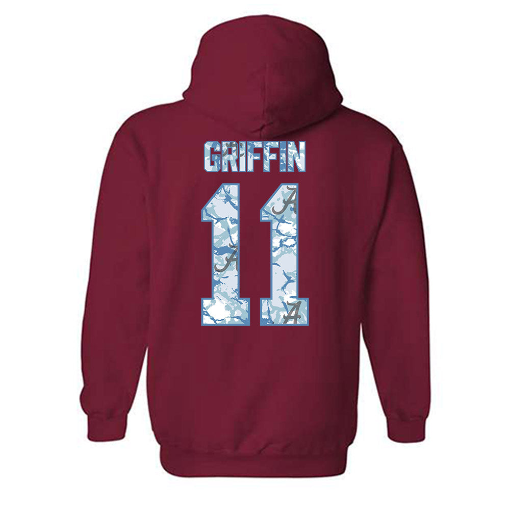 Alabama - NCAA Football : Xavier Griffin - Hydrobama™ Hooded Sweatshirt-1