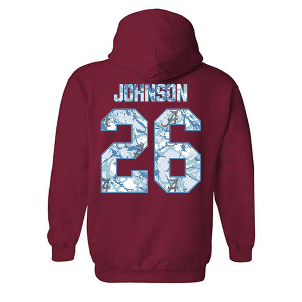 Alabama - NCAA Baseball : Zack Johnson - Hydrobama™ Hooded Sweatshirt-1