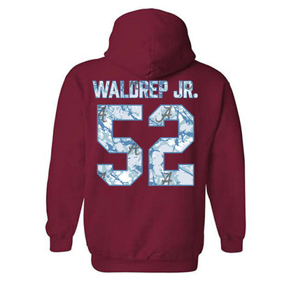 Alabama - NCAA Football : Mal Waldrep Jr. - Hydrobama™ Hooded Sweatshirt-1