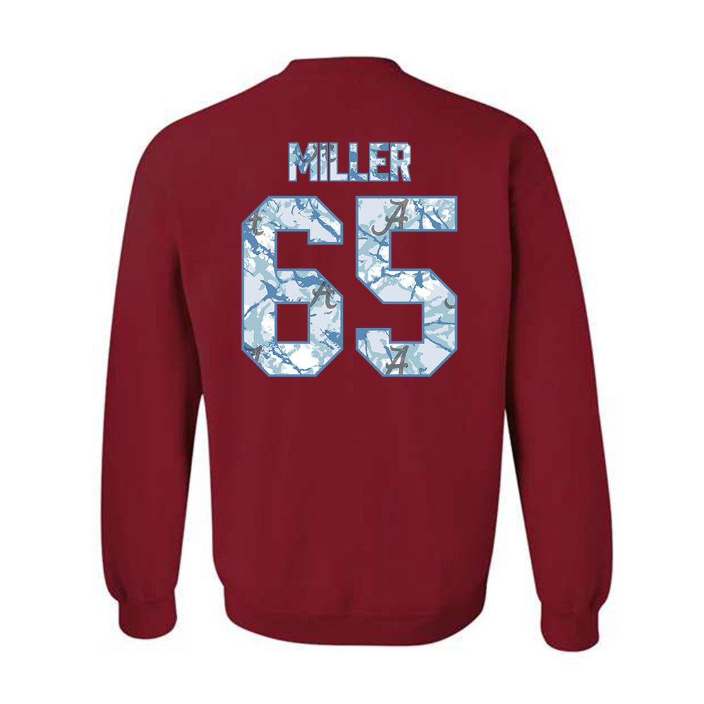 Alabama - NCAA Football : Tyrell Miller - Hydrobama™ Crewneck Sweatshirt-1