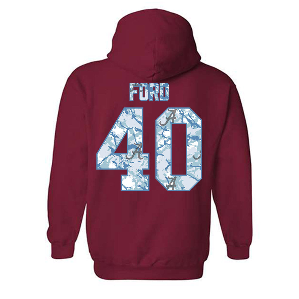 Alabama - NCAA Football : Josh Ford - Hydrobama™ Hooded Sweatshirt-1
