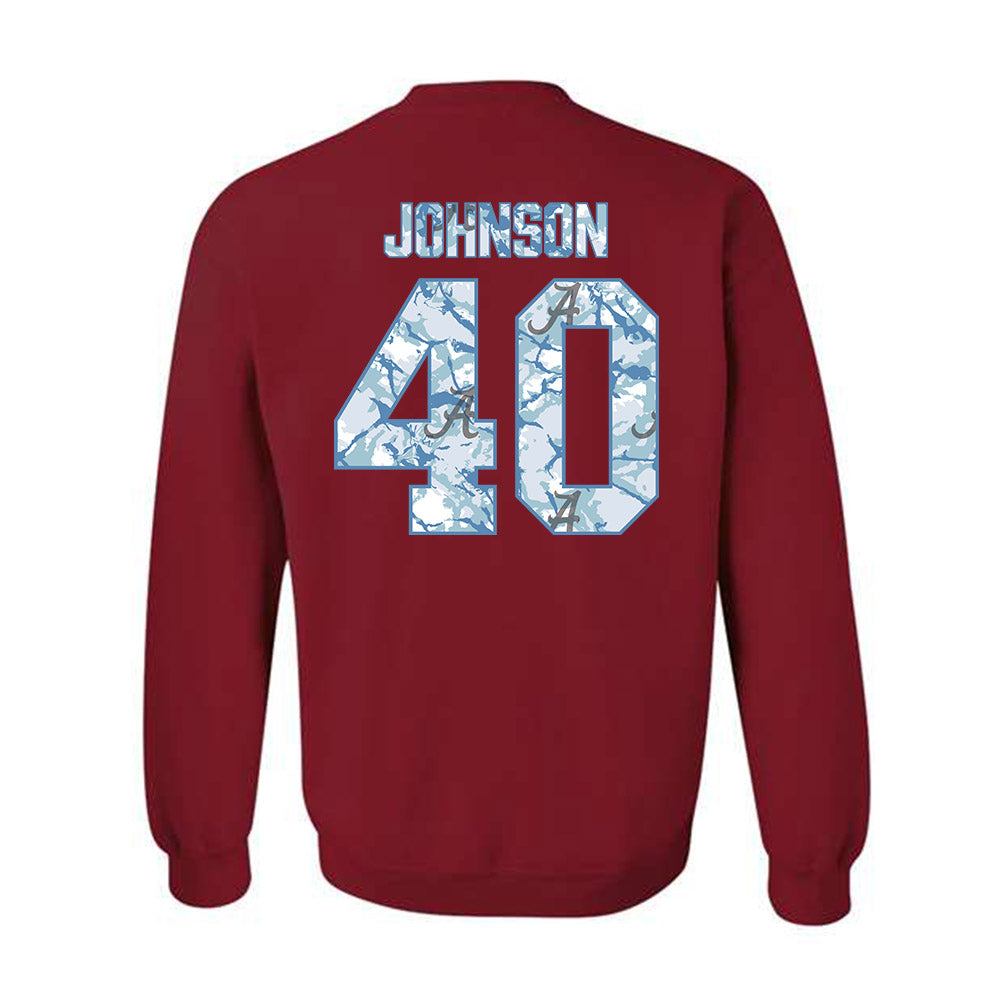 Alabama - NCAA Football : Grant Johnson - Hydrobama™ Crewneck Sweatshirt-1