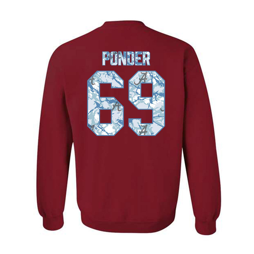Alabama - NCAA Football : Ellis Ponder - Crewneck Sweatshirt-1
