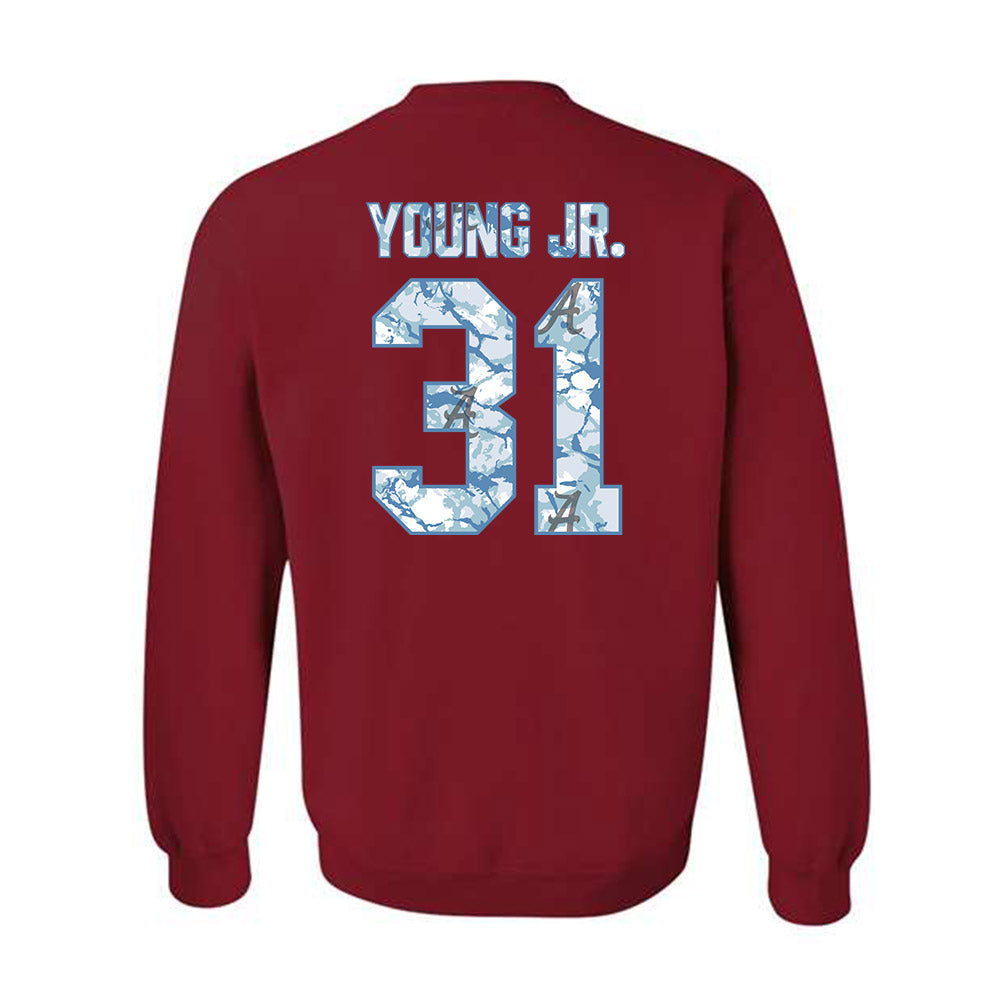 Alabama - NCAA Baseball : Jon Young Jr. - Hydrobama™ Crewneck Sweatshirt-1