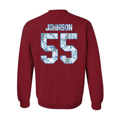 Alabama - NCAA Softball : Alea Johnson - Hydrobama™ Crewneck Sweatshirt-1