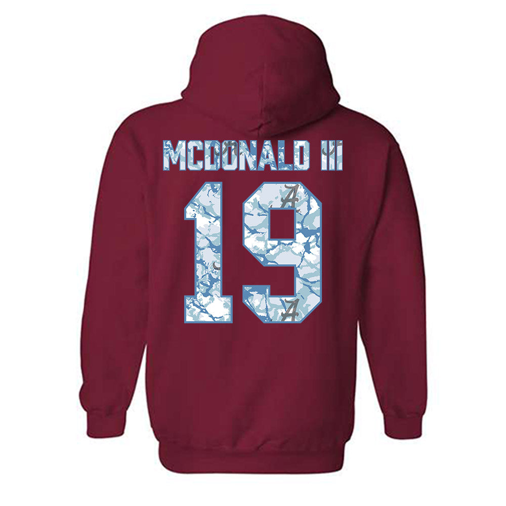 Alabama - NCAA Football : Chuck McDonald III - Hydrobama™ Hooded Sweatshirt-1