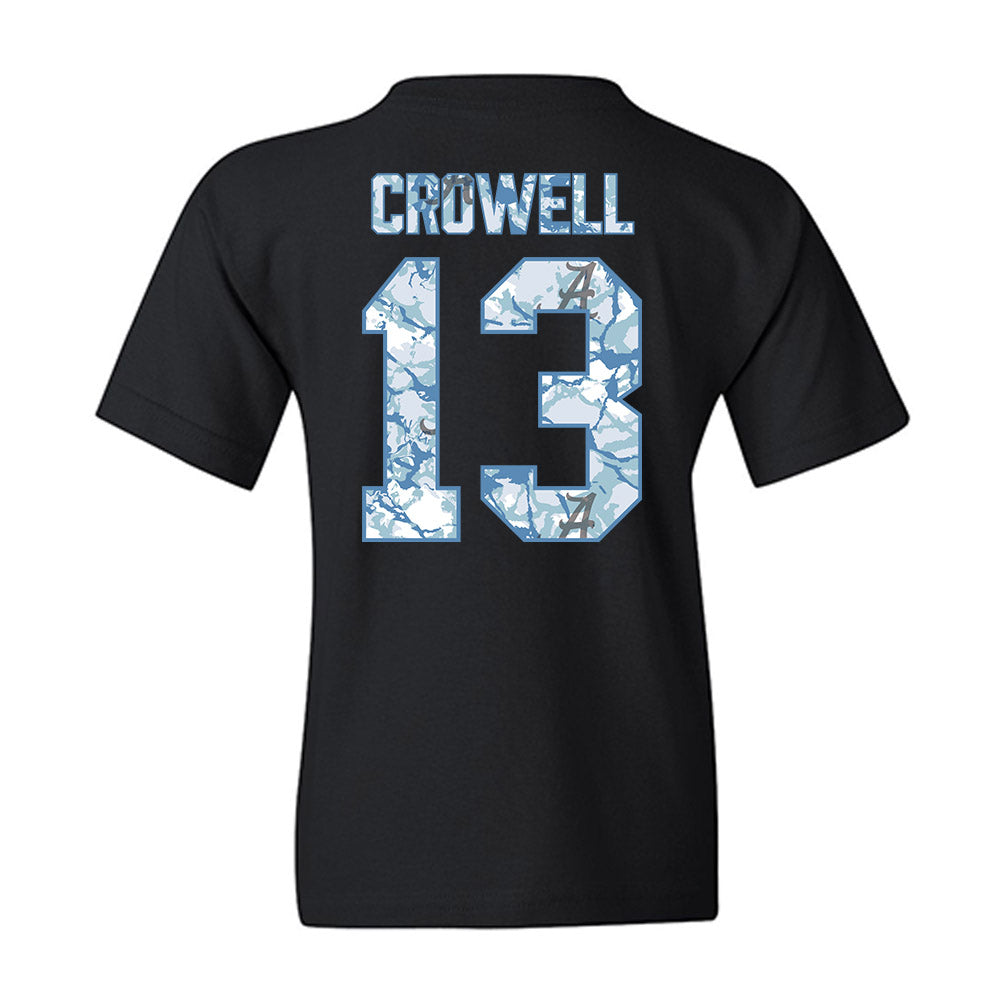 Alabama - NCAA Football : EJ Crowell - Youth T-Shirt-1