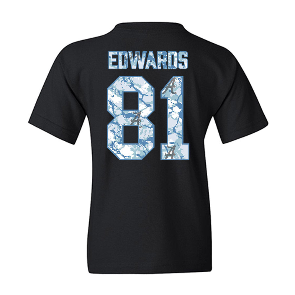 Alabama - NCAA Football : Kaleb Edwards - Youth T-Shirt-1