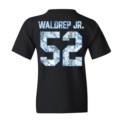 Alabama - NCAA Football : Mal Waldrep Jr. - Youth T-Shirt-1