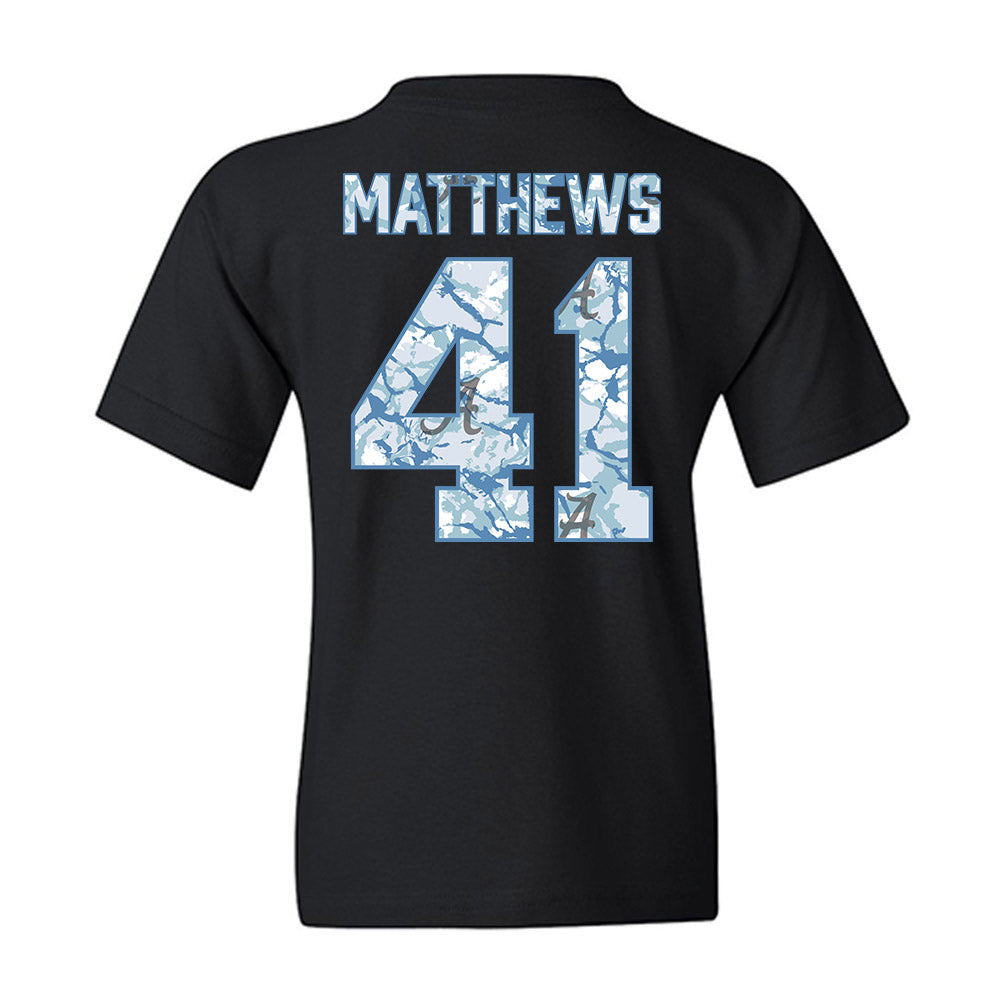 Alabama - NCAA Football : Jamarion Matthews - Youth T-Shirt-1