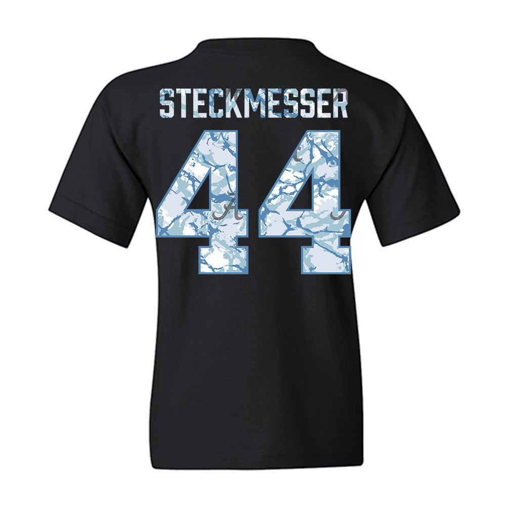 Alabama - NCAA Baseball : Evan Steckmesser - Youth T-Shirt-1