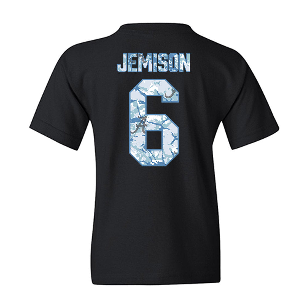 Alabama - NCAA Men's Basketball : London Jemison - Youth T-Shirt-1