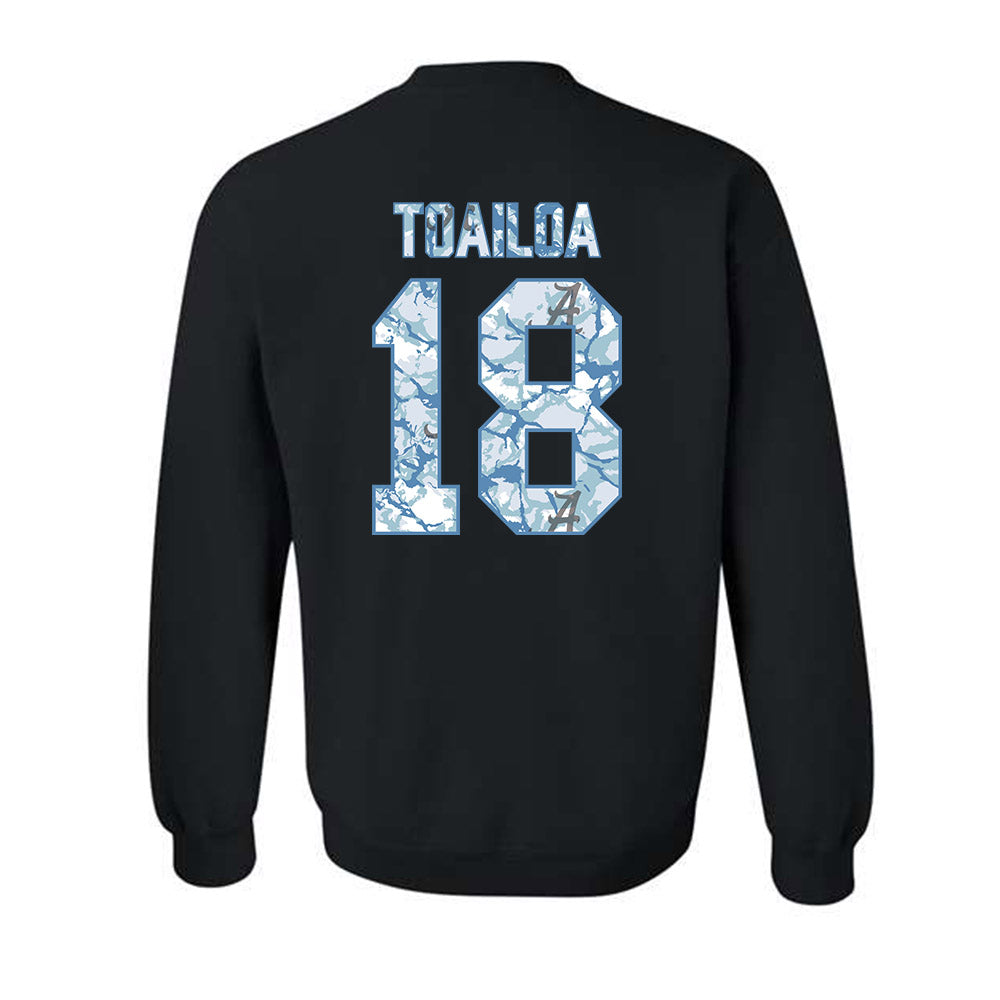 Alabama - NCAA Women's Volleyball : Leilia Toailoa - Crewneck Sweatshirt-1