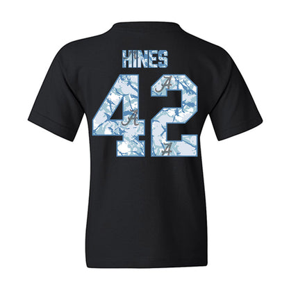 Alabama - NCAA Baseball : Eric Hines - Youth T-Shirt-1