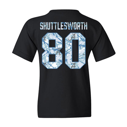 Alabama - NCAA Football : Jaxon Shuttlesworth - Youth T-Shirt-1