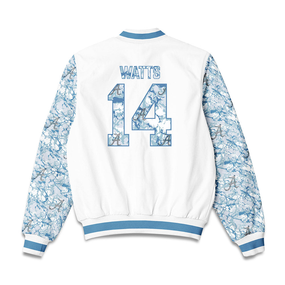 Alabama - Football Alumni : Tyler Watts - Bomber Jacket-1