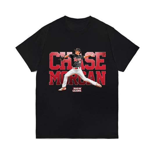 Louisiana - NCAA Baseball : Chase Morgan - Collage Comfort Colors T-Shirt-0