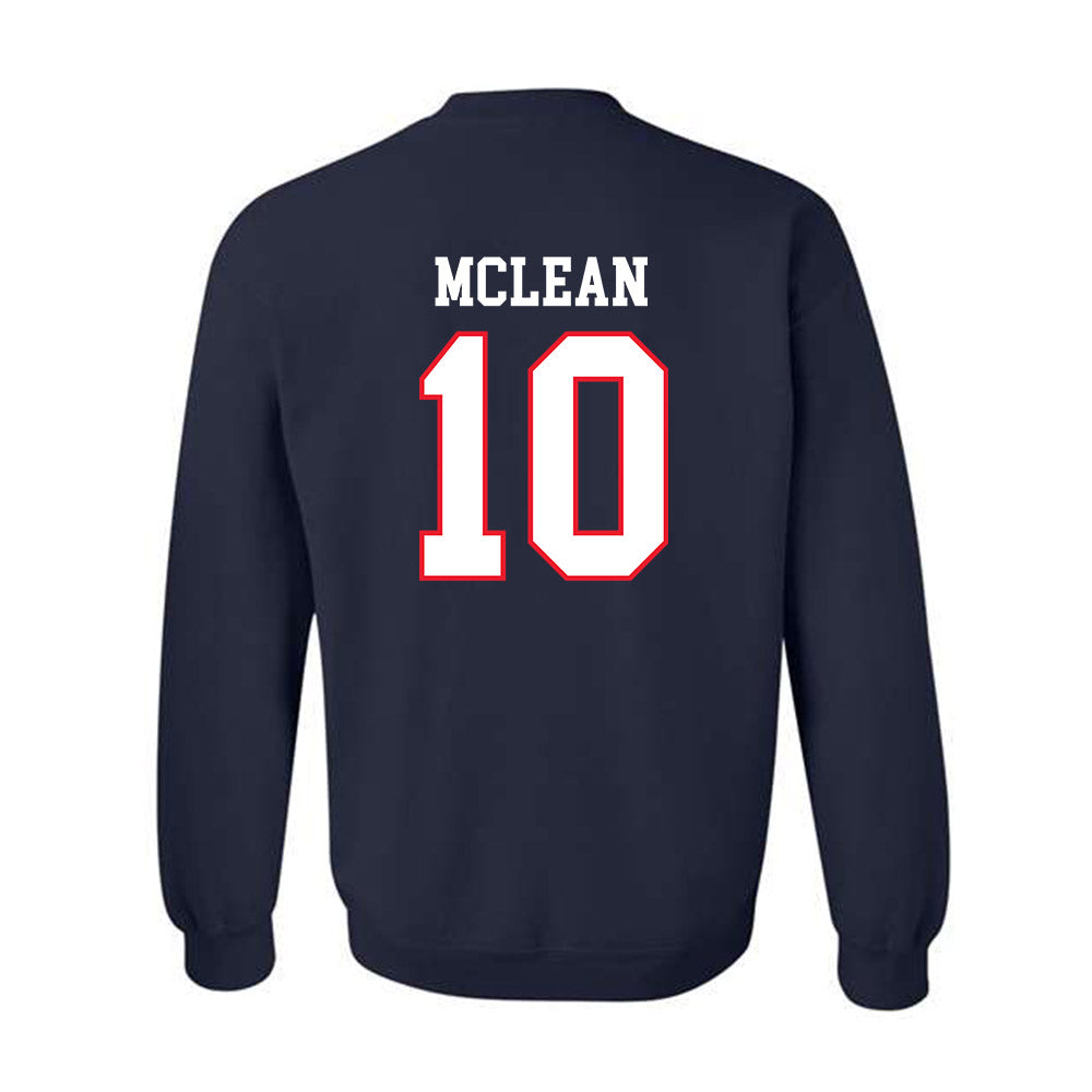 UConn - NCAA Women's Ice Hockey : Callie McLean - Champs Classic Shersey Crewneck Sweatshirt-1