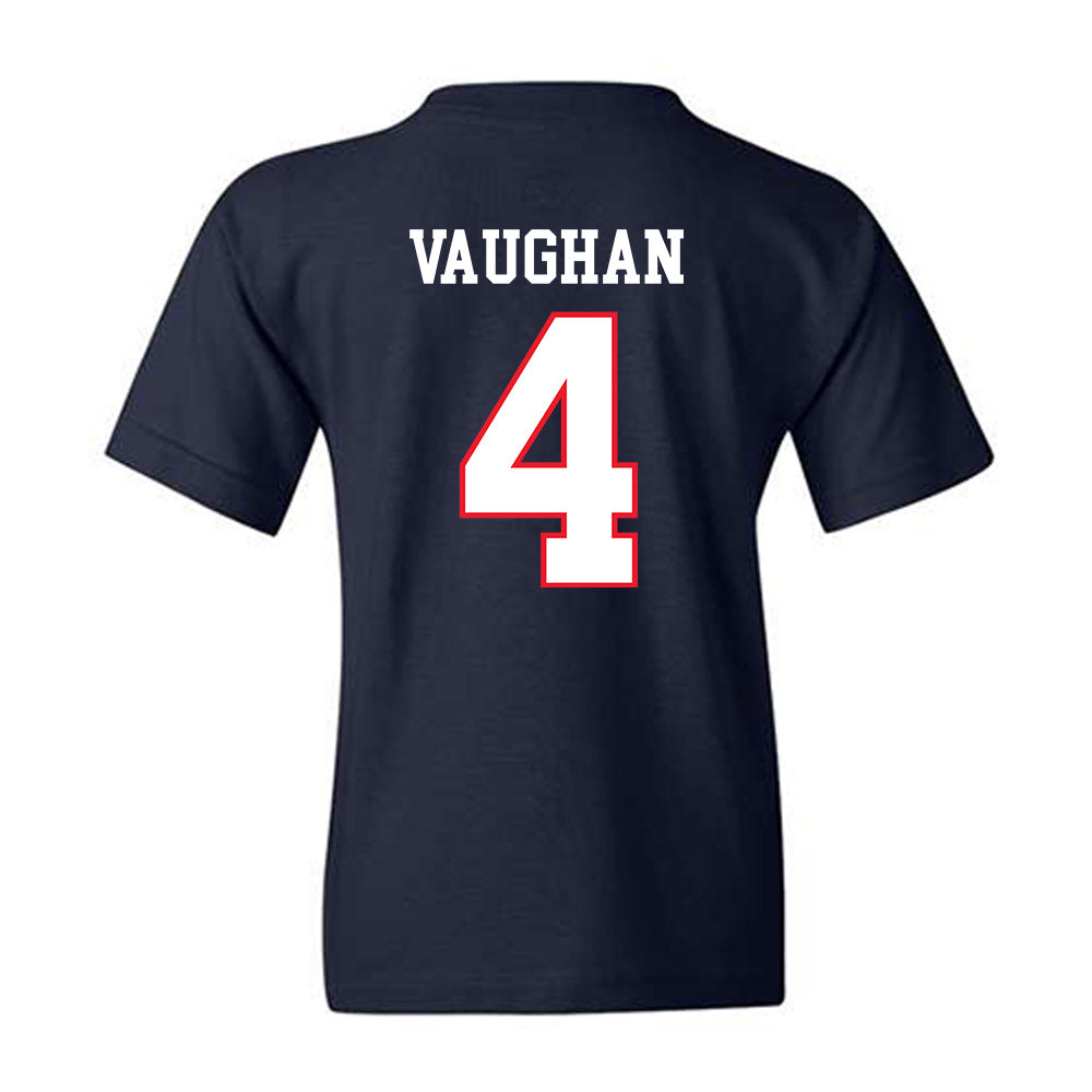 UConn - NCAA Women's Ice Hockey : Teagan Vaughan - Champs Classic Shersey Youth T-Shirt-1