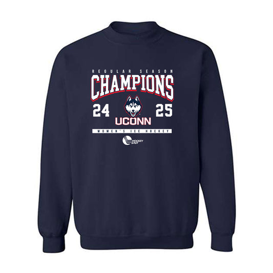 UConn - NCAA Women's Ice Hockey : Maya Serdachny - Champs Classic Shersey Crewneck Sweatshirt-0