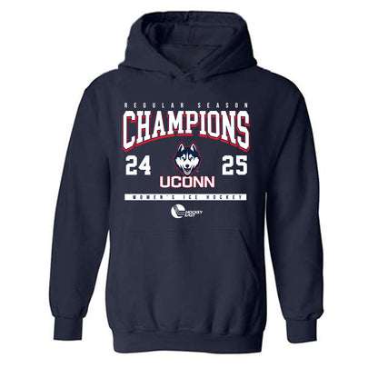 UConn - NCAA Women's Ice Hockey : Callie McLean - Champs Classic Shersey Hooded Sweatshirt-0