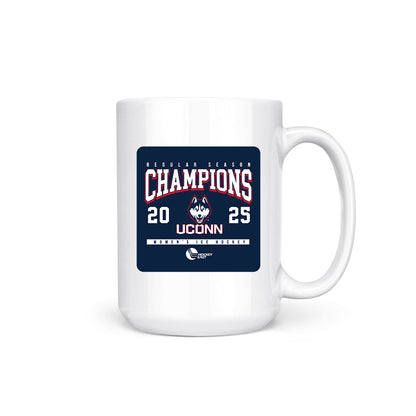 UConn - NCAA Women's Ice Hockey : Teagan Vaughan - Champs Coffee Mug-1