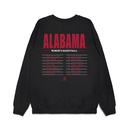 Alabama - NCAA Women's Basketball : - Roster Premium Crewneck Sweatshirt-1