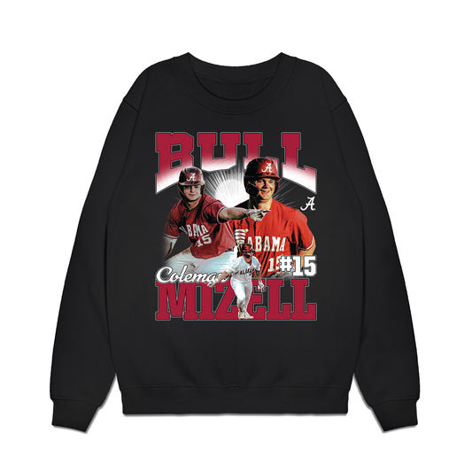 Alabama - NCAA Baseball : Coleman Mizell - Player Collage Premium Crewneck Sweatshirt-0