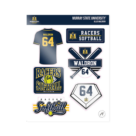 Murray State - NCAA Softball : Allie Waldron - Sticker Sheet-0