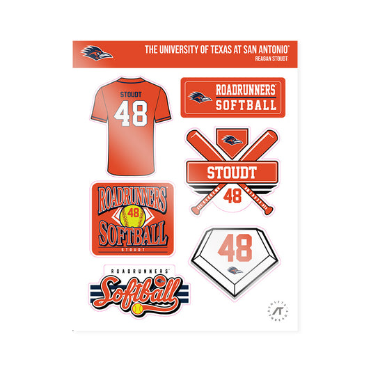 UTSA - NCAA Softball : Reagan Stoudt - Sticker Sheet-0