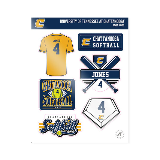 UTC - NCAA Softball : Raven Jones - Sticker Sheet-0