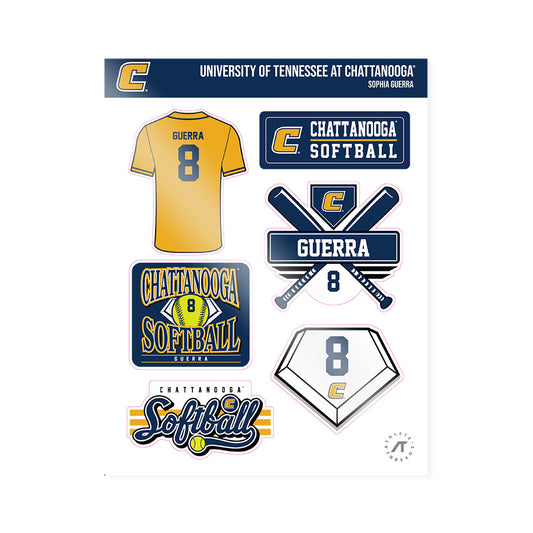 UTC - NCAA Softball : Sophia Guerra - Sticker Sheet-0